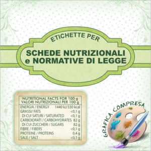 Schede Nutrizionali e di legge